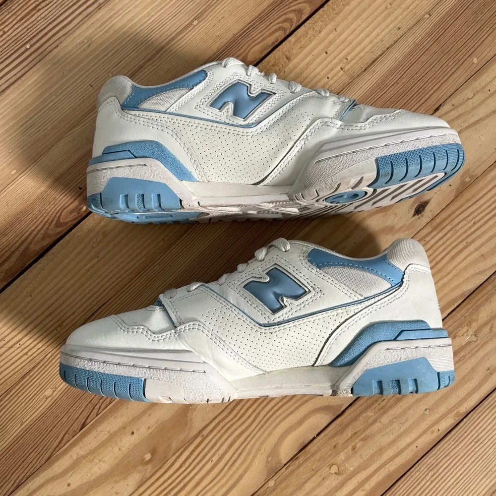 New Balance 550 Women Size 7 Blue Haze White Athletic Retro Sneaker BBW550BC - Picture 3 of 9